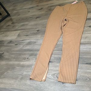 Pinstripe trousers